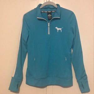 VS PINK ULTIMATE Half Zip Jacket